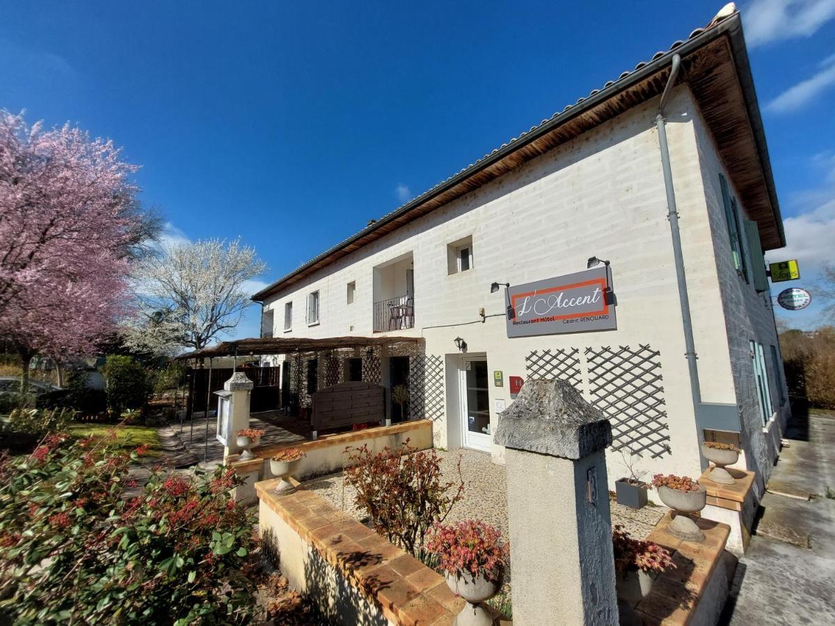 L'Accent - Hotel 2 Etoiles Et Restaurant - Logis Hotels アスタフォール エクステリア 写真