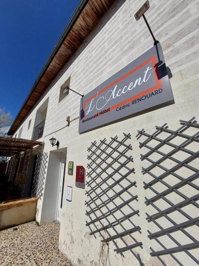 L'Accent - Hotel 2 Etoiles Et Restaurant - Logis Hotels アスタフォール エクステリア 写真